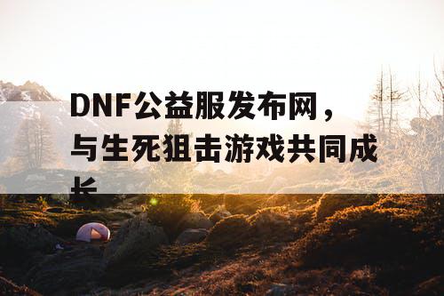 DNF公益服发布网，与生死狙击游戏共同成长